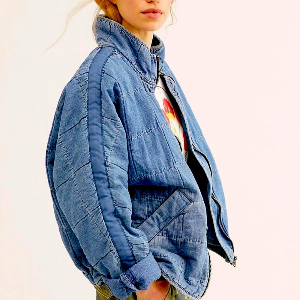 Free People Quilted jacket